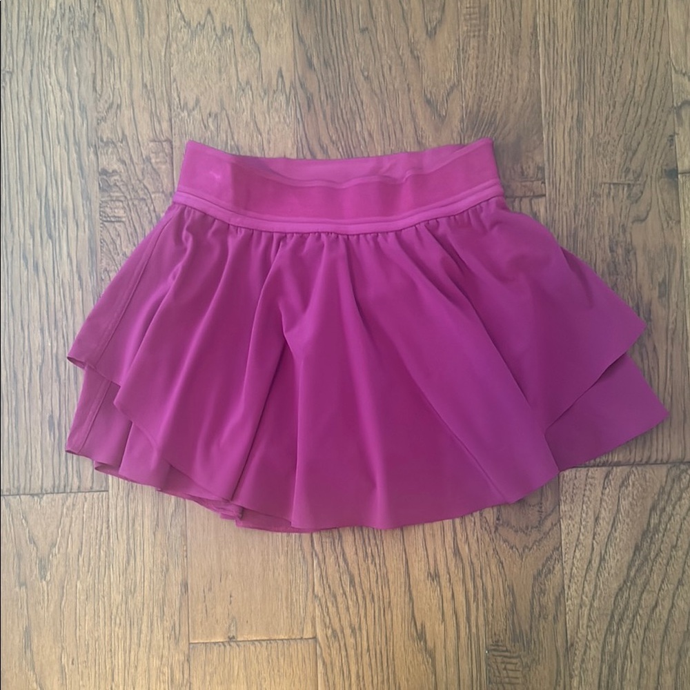 Lululemon Athletica Court Rival High Rise Skirt in Magenta Purple